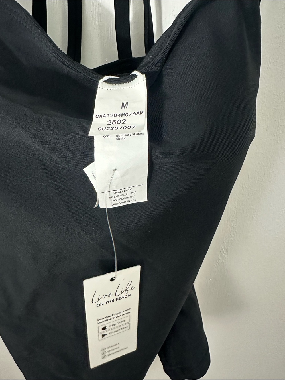 Cupshe Black Tankini Top - Picture 5 of 5
